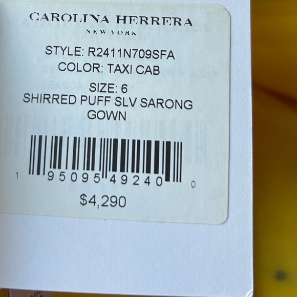 CAROLINA HERRERA Wrap-Effect Draped Silk-Faille Gown - Picture 9 of 10